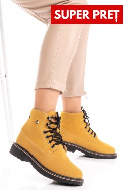 GHETE YELLOW PIELE NATURALA INTOARSA 1SP952-1